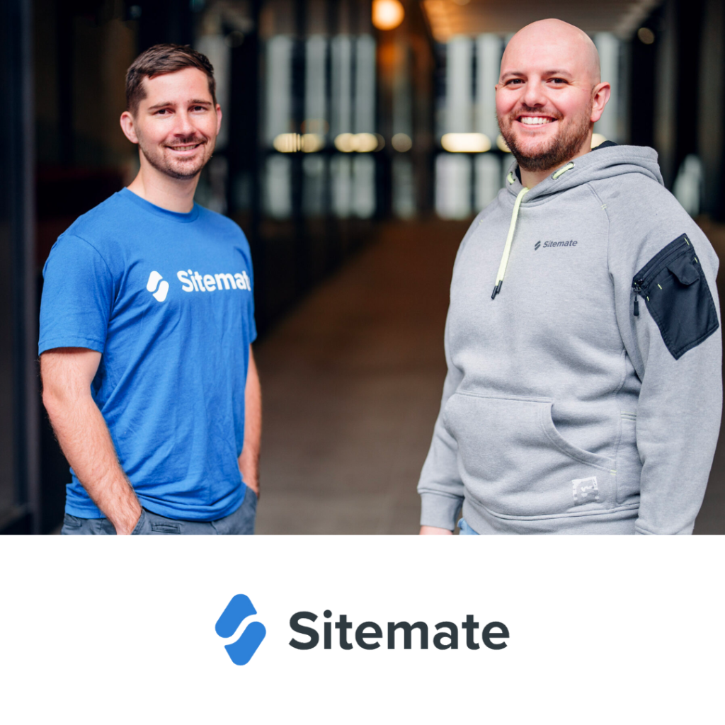 Sitemate founders Hartley Pike and Sam McDonnell