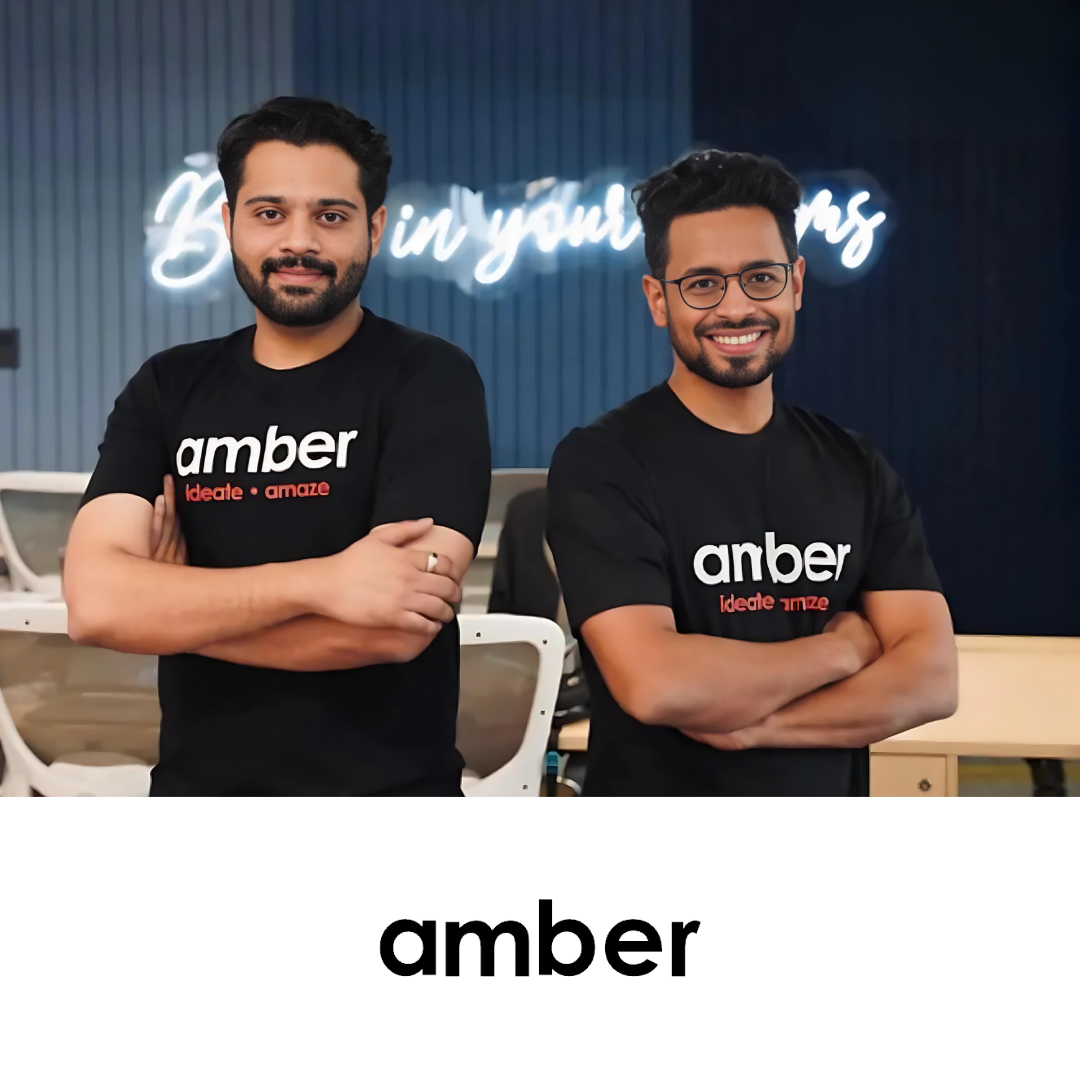 Saurabh Goel and Madhur Gujar Amber founders