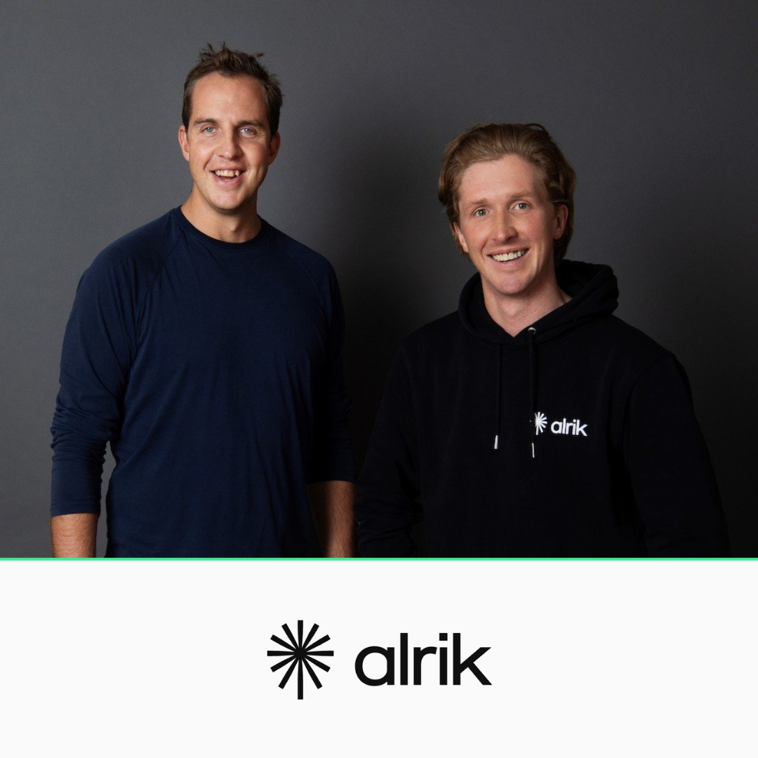 Axel Enblad and Nici Sundén-Cullberg, founders of Alrik