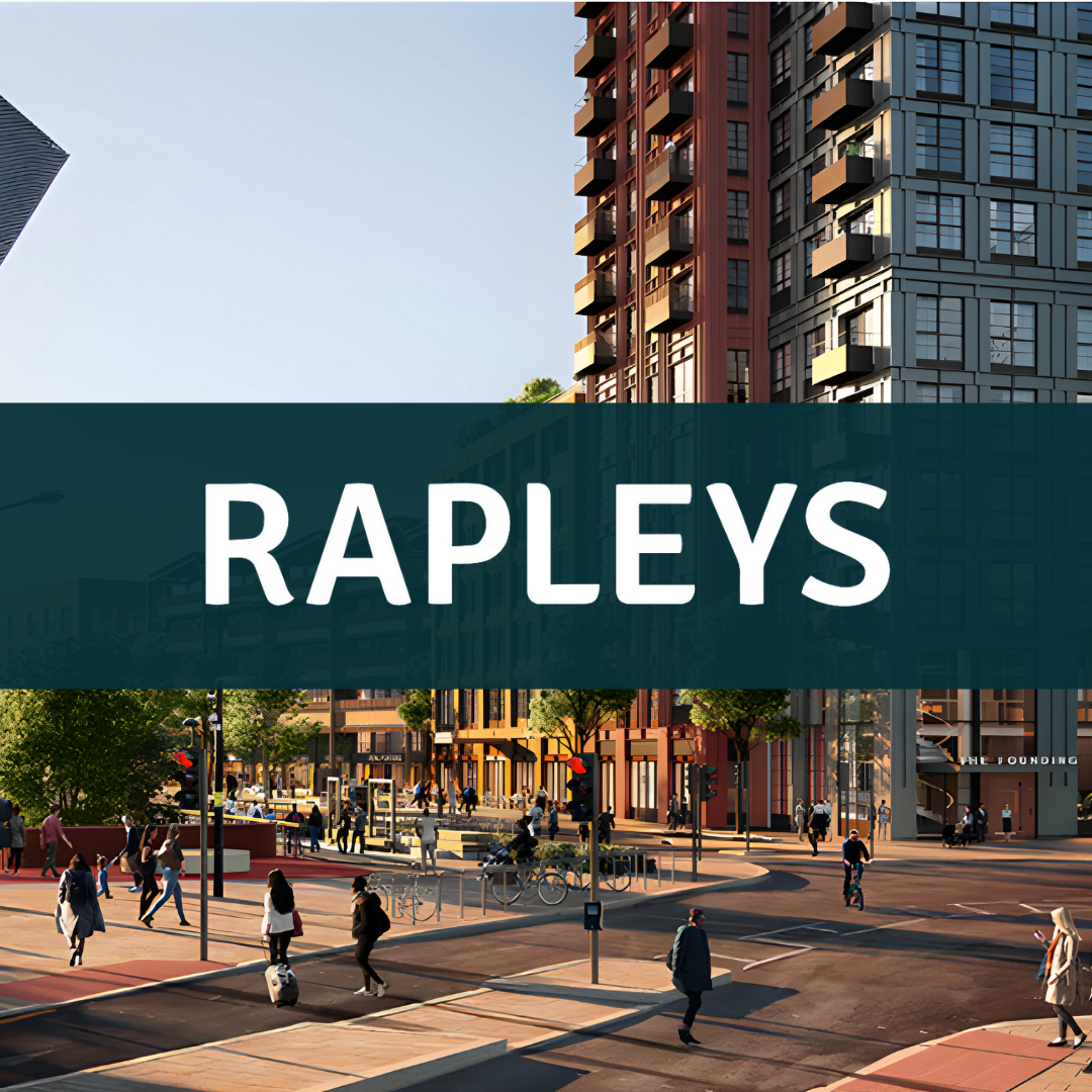 Brownfield site potential unlocked with BTR development, overlayed with the Rapleys logo
