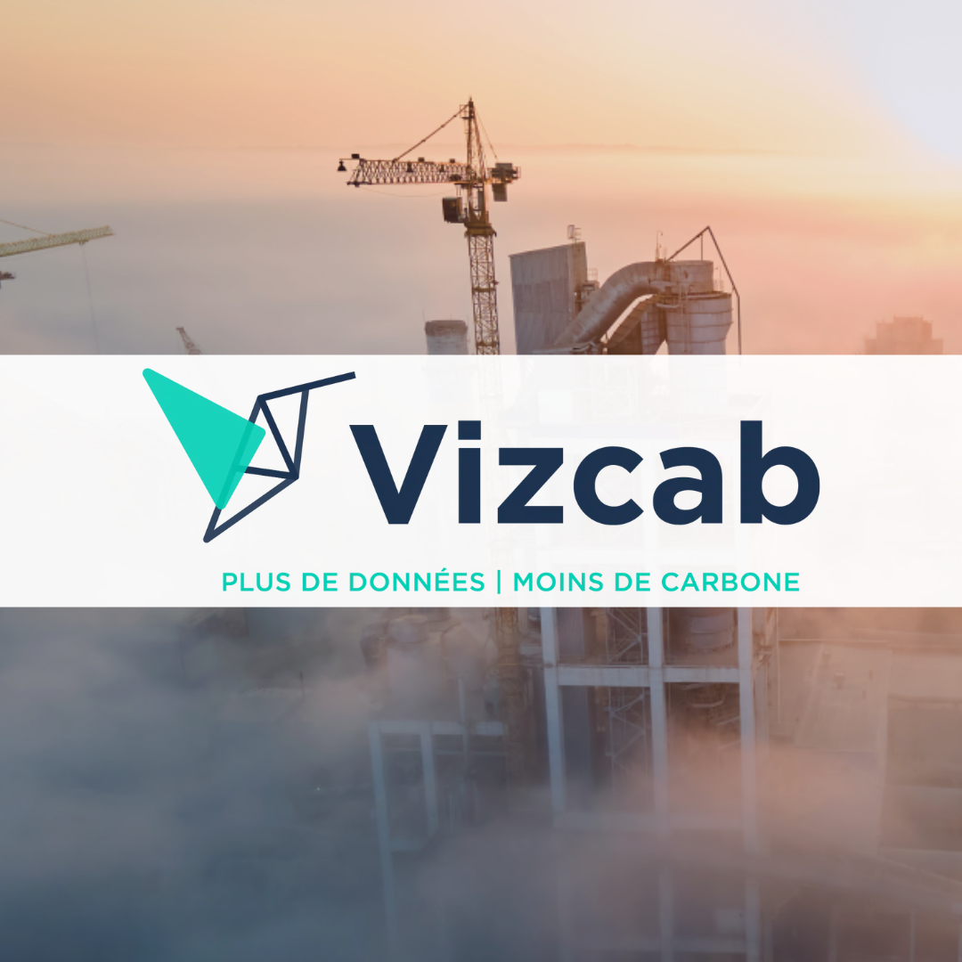 construction project with the Vizcab logo overlaid, following their raise