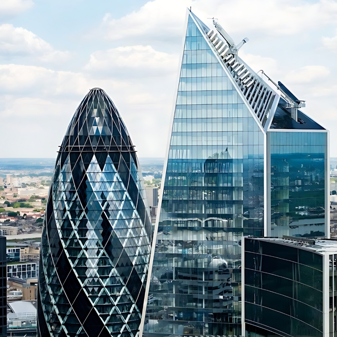 The Gherkin, a prime example of London real estate