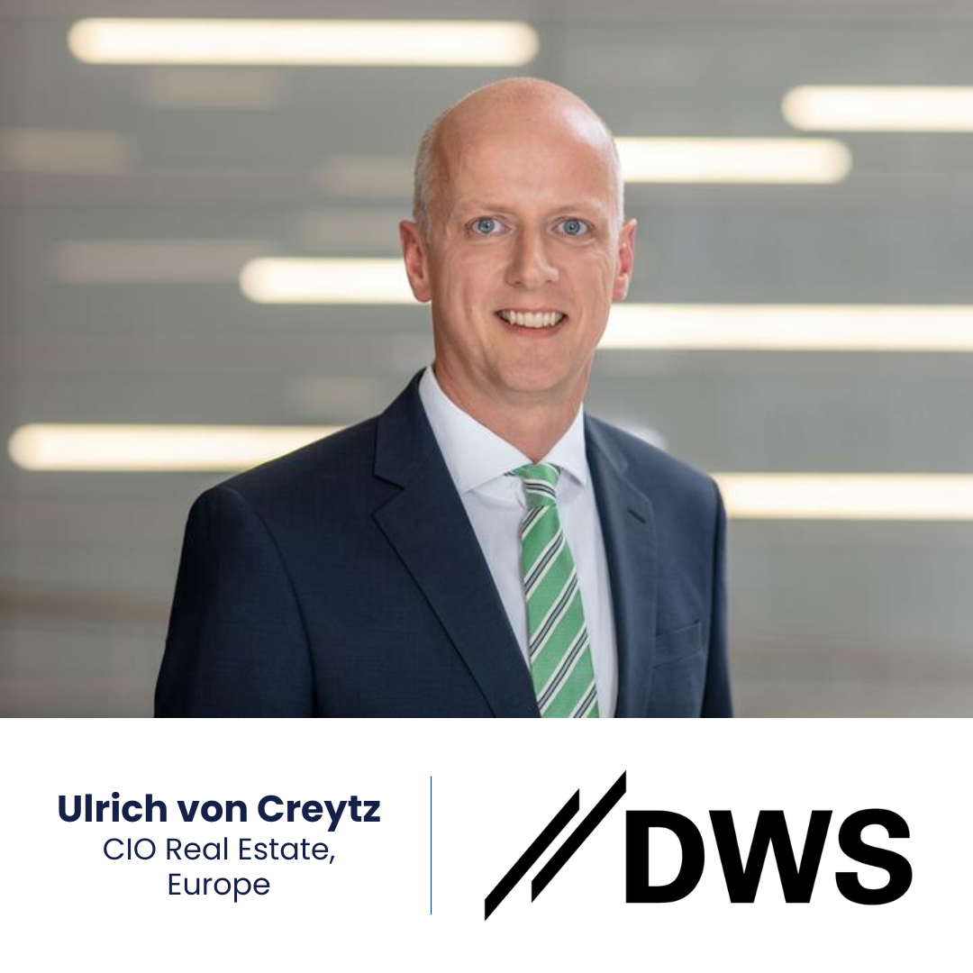 Dr Ulrich von Creytz, the new CIO Real Estate, Europe at DWS