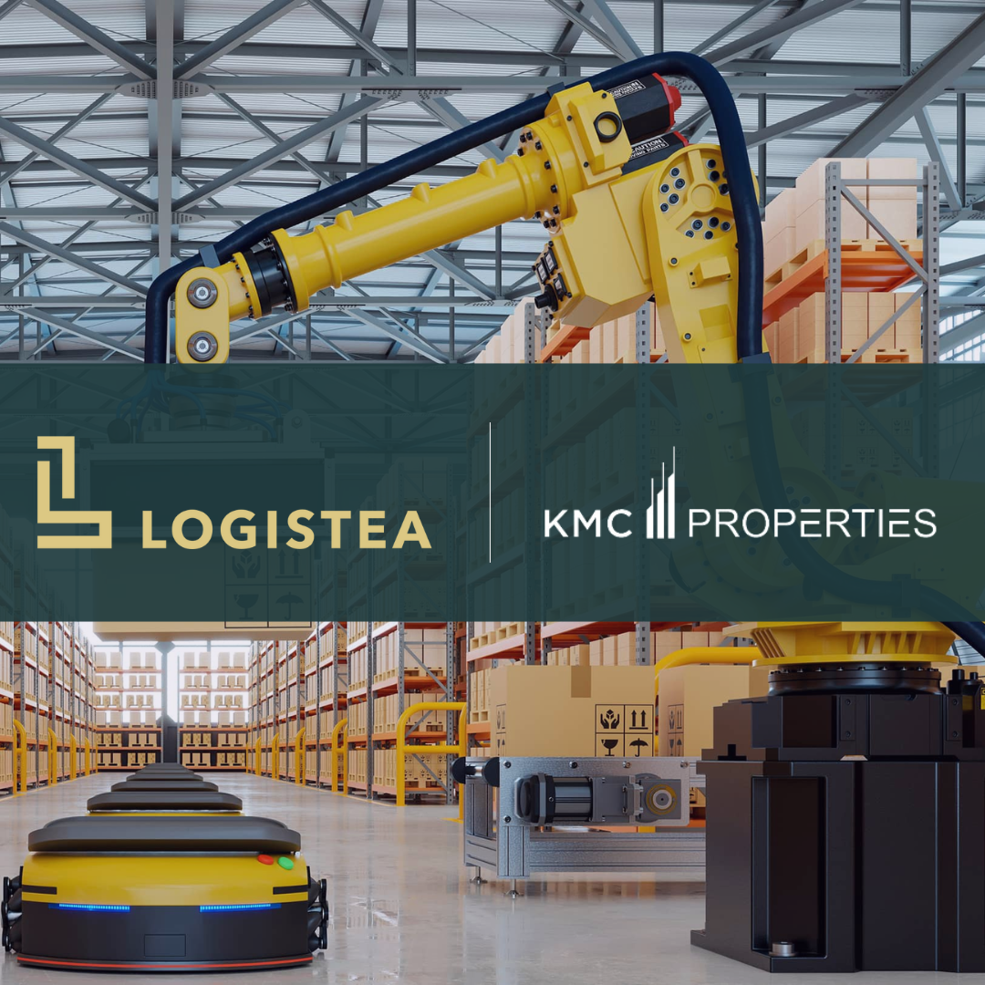 Logistics real estate with the Logistea and KMC Properties overlaid, following their deal to form a leading Nordic RE company