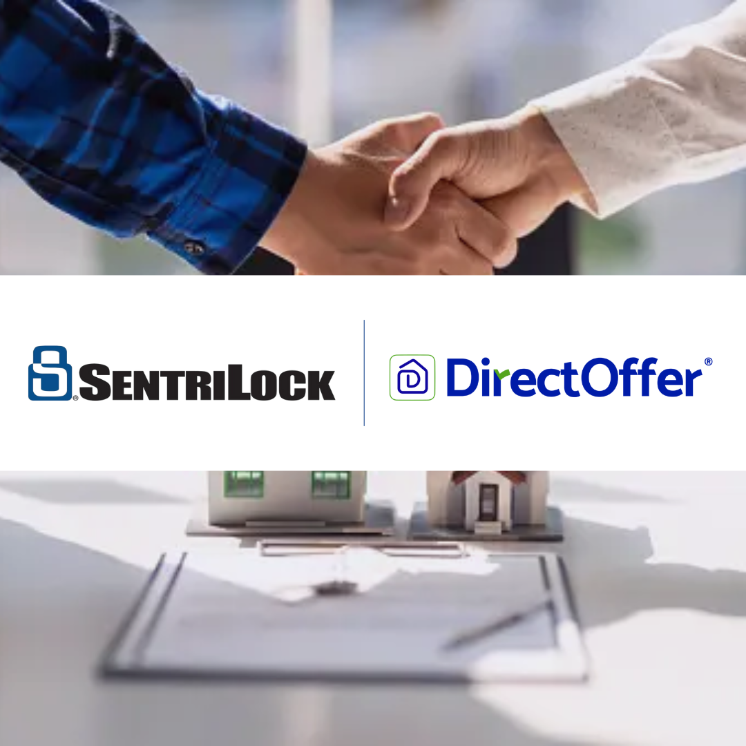 SentriLock partners DirectOffer (logos overlaid) to incorporate AI