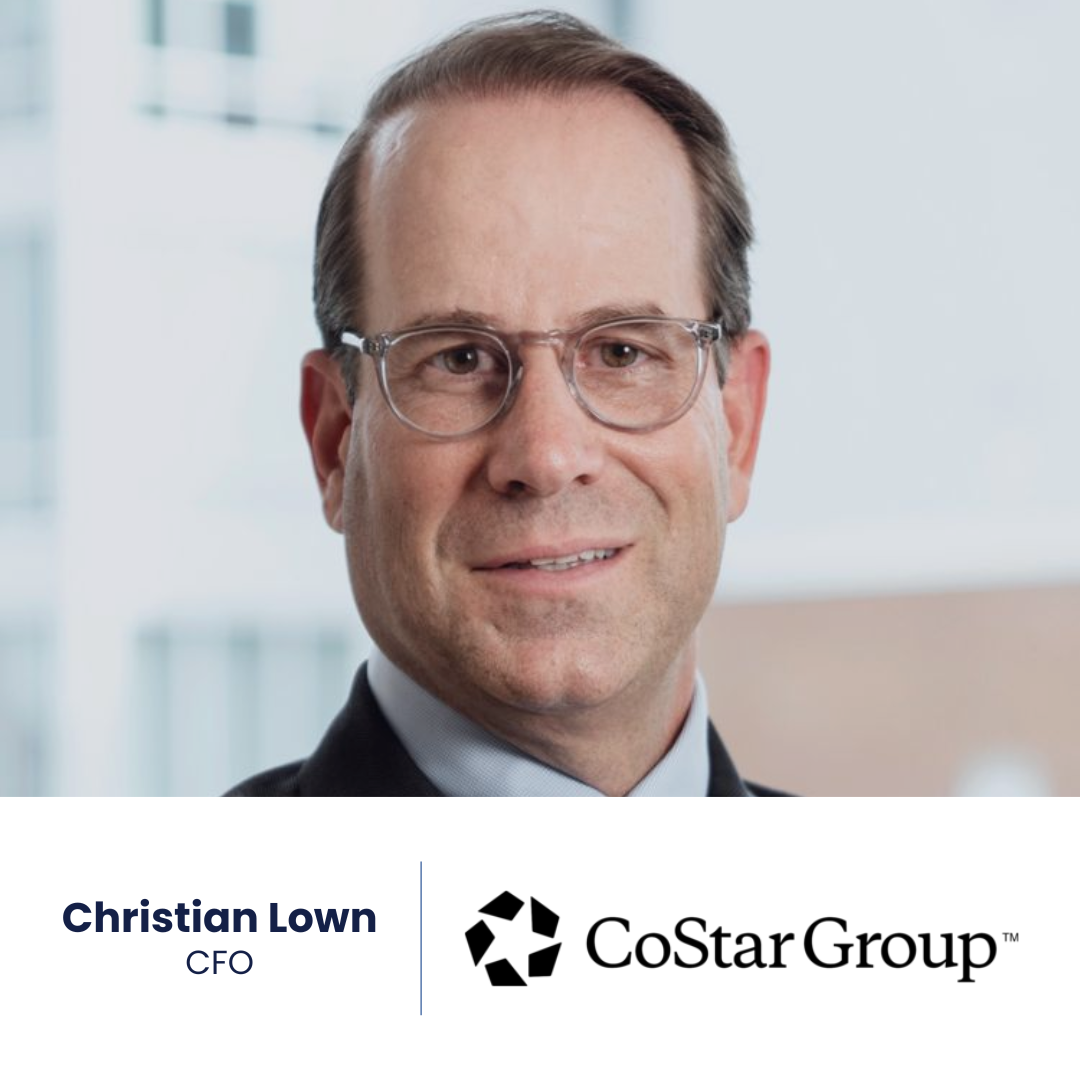 Christian Lown, the new CFO at CoStar Group, joined from Freddie Mac