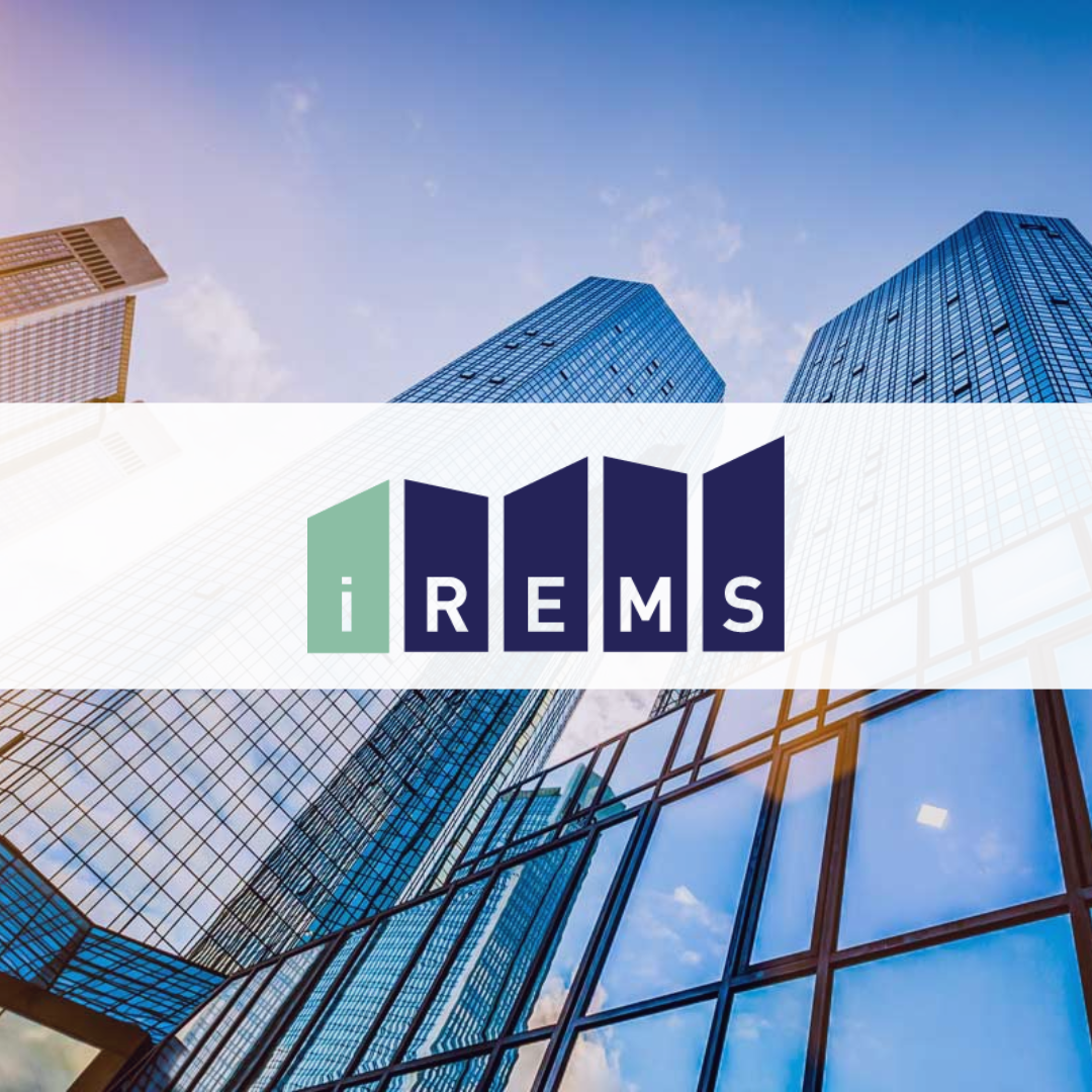 Real estate, with the iREMS logo overlaid, for their insight into the complexity of RE asset management