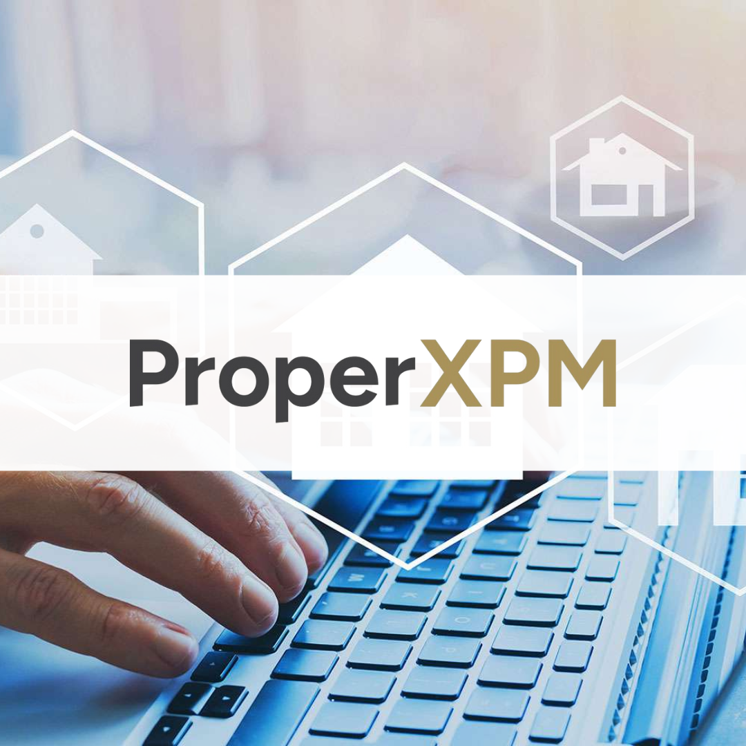 Property management platform with the ProperXPM logo overlaid, following their announcement of a $100m roll-up