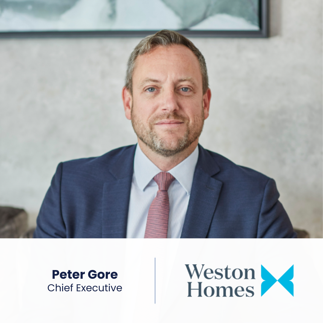 Weston Homes Appoints Peter Gore as New CEO