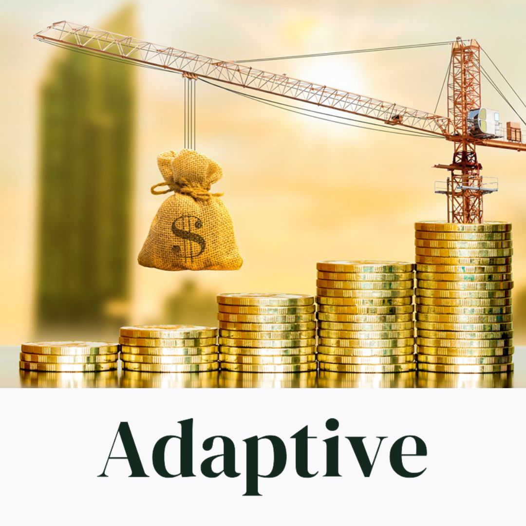 Construction finance, with the Adaptive logo overlaid, following their M raise to transform the industry