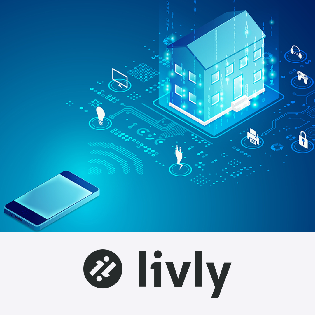 A cutting-edge residential management platform with the Livly logo overlaid, following its $10M raise