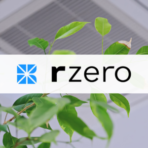 IAQ, with the R-Zero logo overlaid