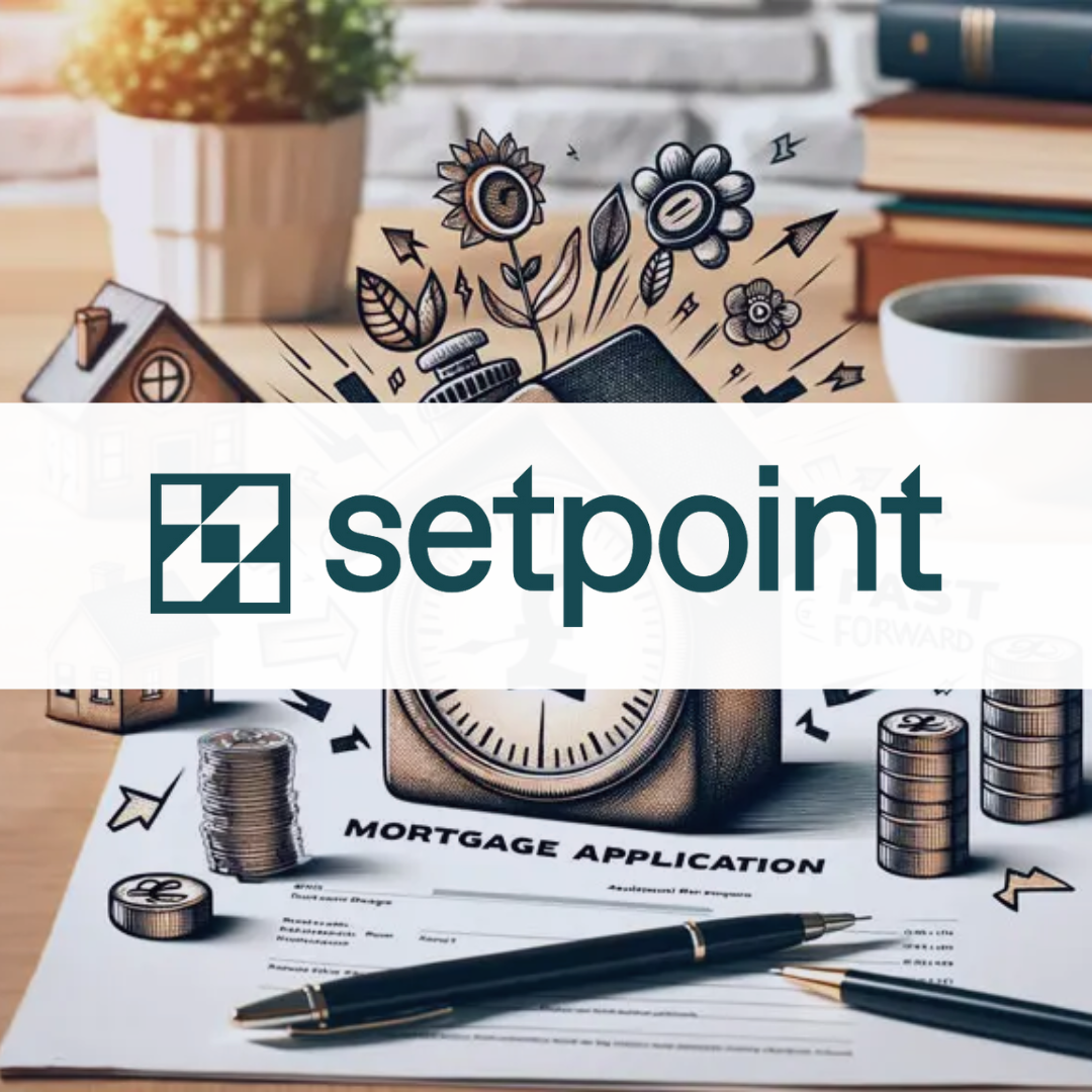 Th real estate credit system with the Setpoint logo overlaid, following their $31M raises from 645 Ventures, Citi, and Wells Fargo