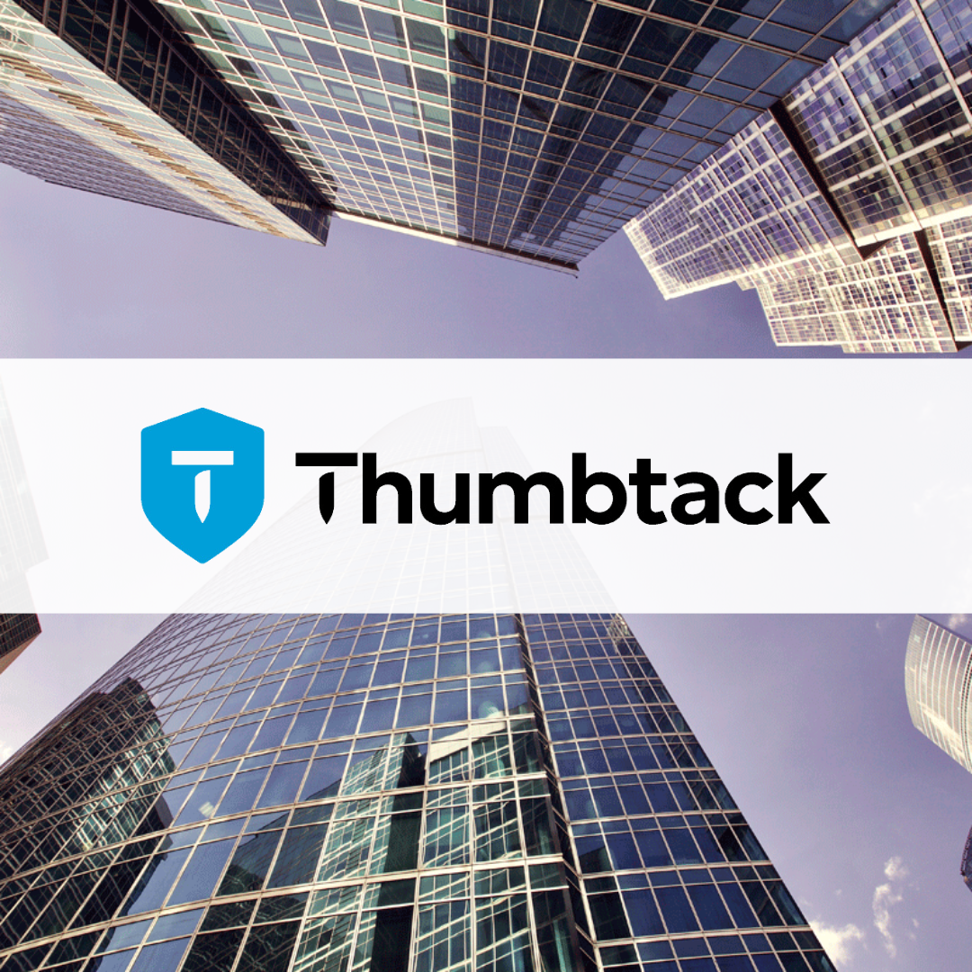 Real estate, with the Thumbtack logo overlaid, following their $75M raise from Silicon Valley Bank and Hercules Capital