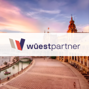 Major European Cities with the Wuest Partner logo overlaid