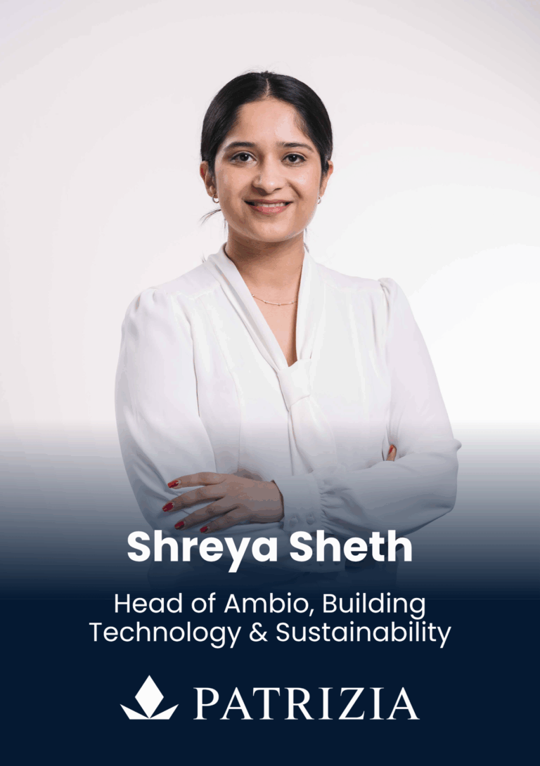 Shreya Sheth, Head of Building Technology & Sustainability, PATRIZIA