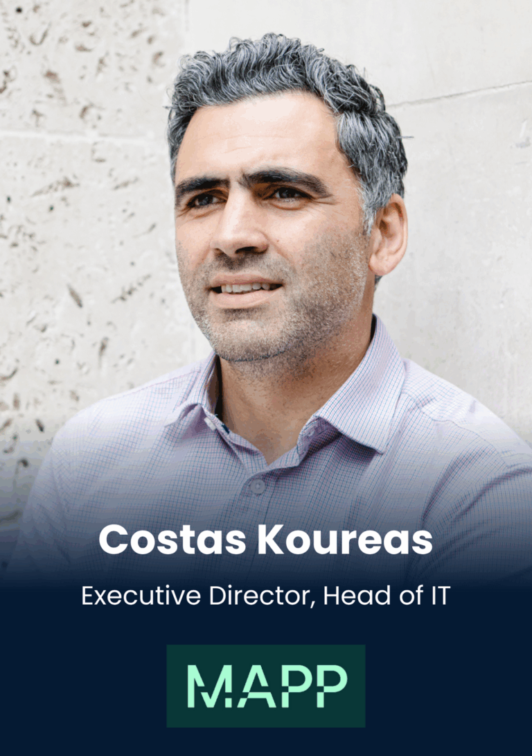 Costas Koureas, Executive Director, Head of IT, MAPP