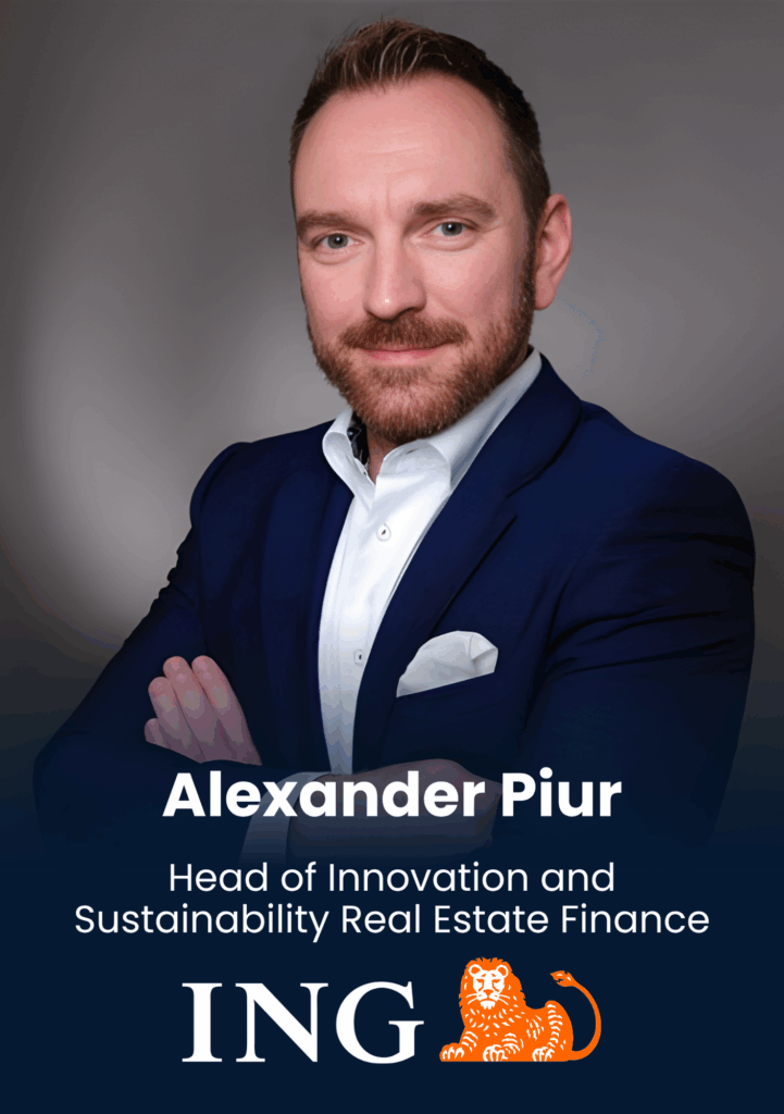 Alexander Piur, Head of Innovation and Sustainability Real Estate Finance, ING