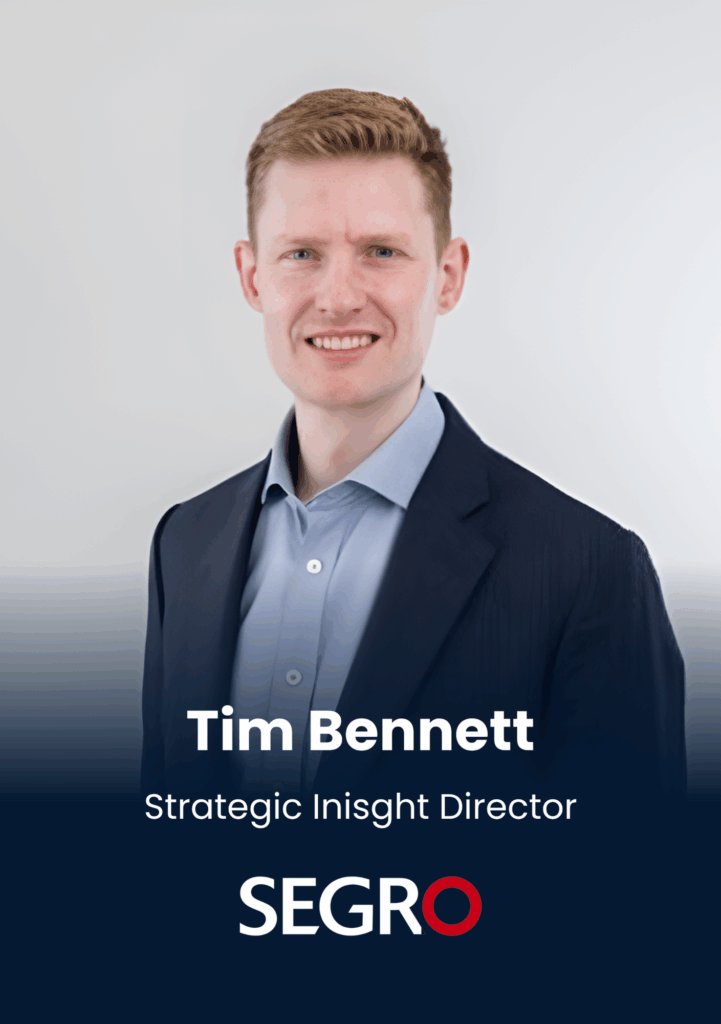Tim Bennett, Strategic Insight Director, SEGRO