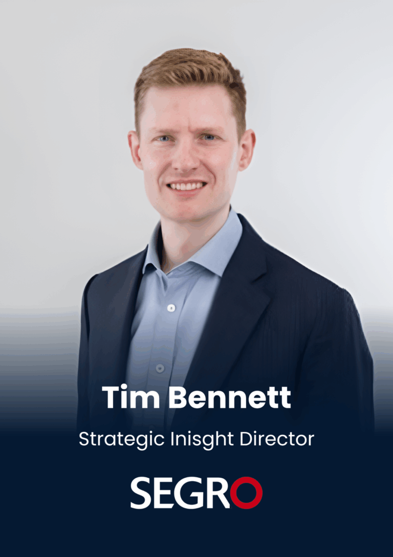 Tim Bennett, Strategic Insight Director, SEGRO