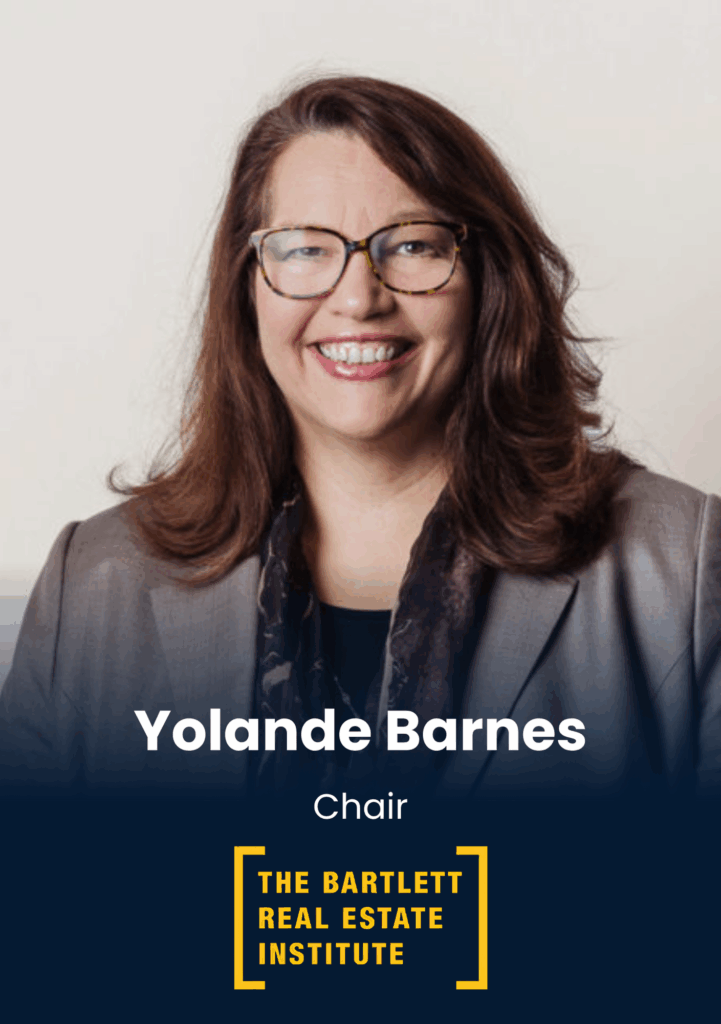 Yolande Barnes, Chair, Bartlett Real Estate Institute