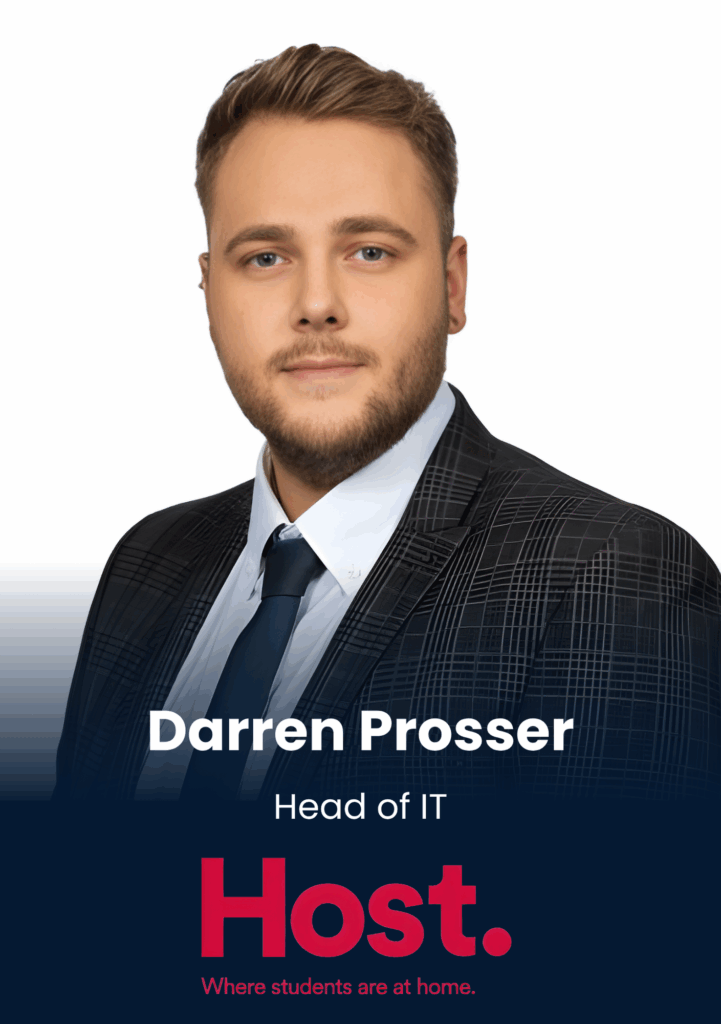 Darren Prosser, Head of IT, Host.