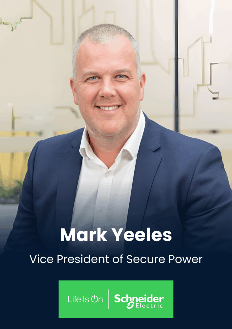 Mark Yeeles, Vice President of Secure Power, Schneider Electric