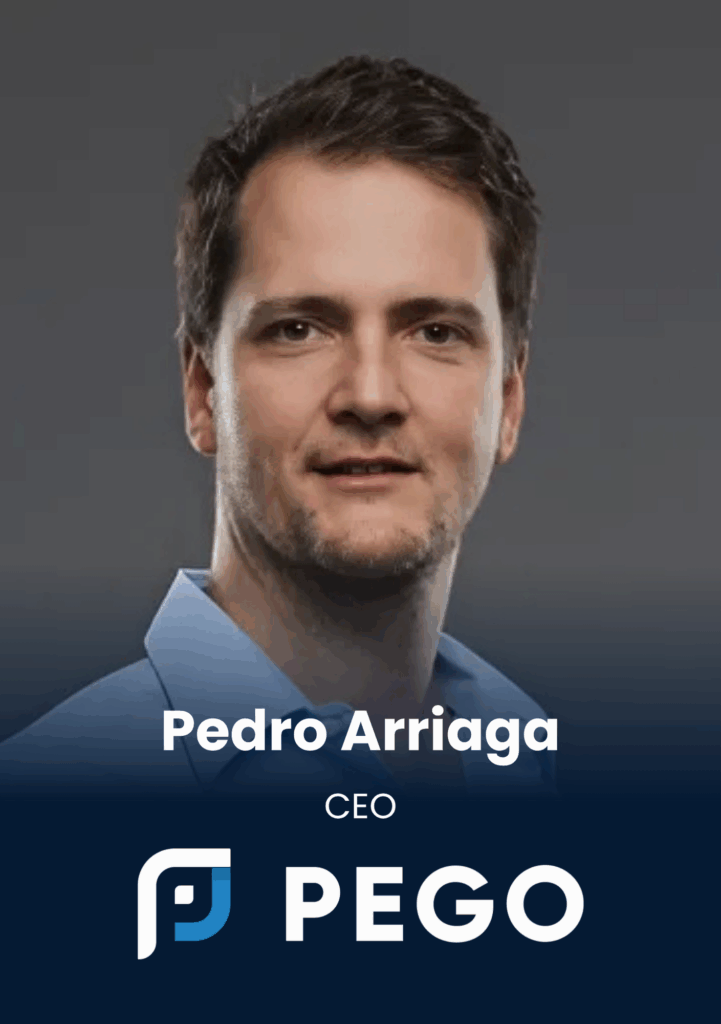Pedro Arriaga, CEO, PEGO