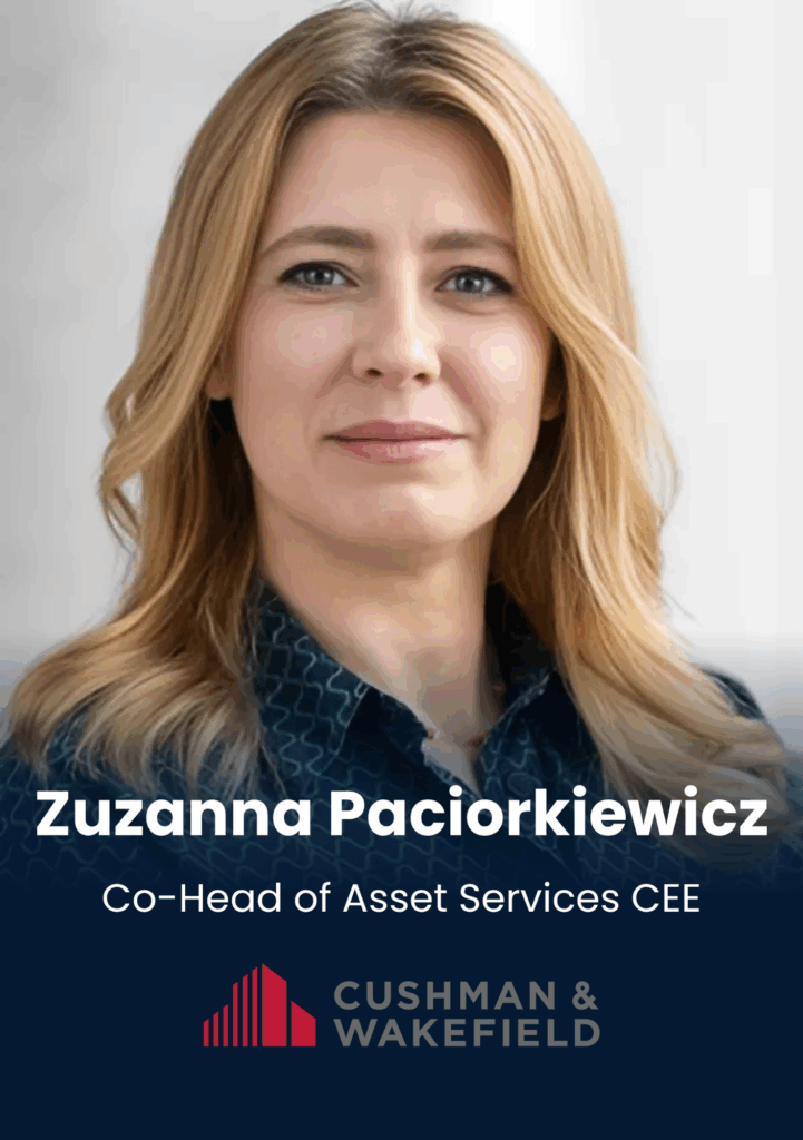Zuzanna Paciorkiewicz, Co-Head of Asset Services CEE, Cushman & Wakefield