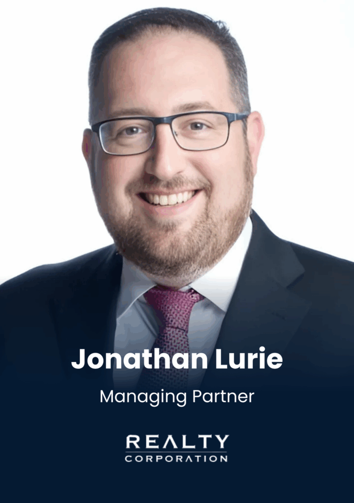 Jonathan Lurie, Managing Partner, CIO, Founder, Realty Corporation Ltd