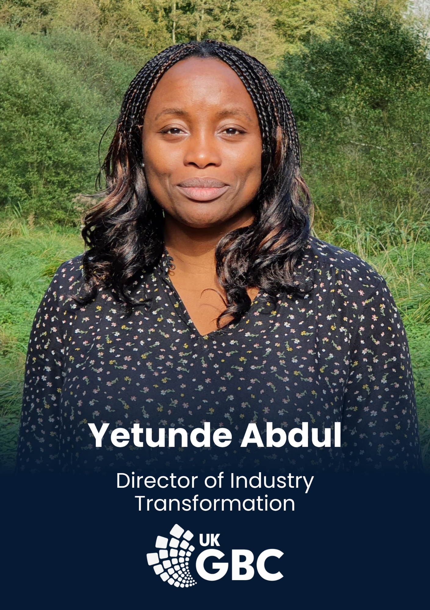 Yetunde Abdul, Director of Industry Transformation, UKGBC