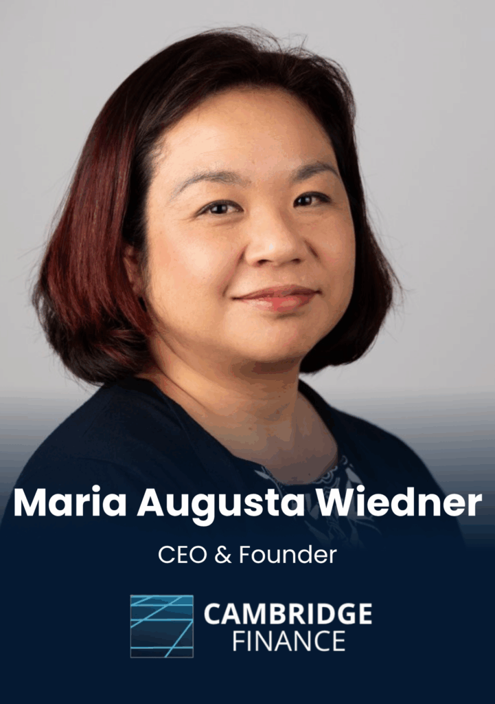 Maria Augusta Wiedner, CEO Founder, Cambridge Finance