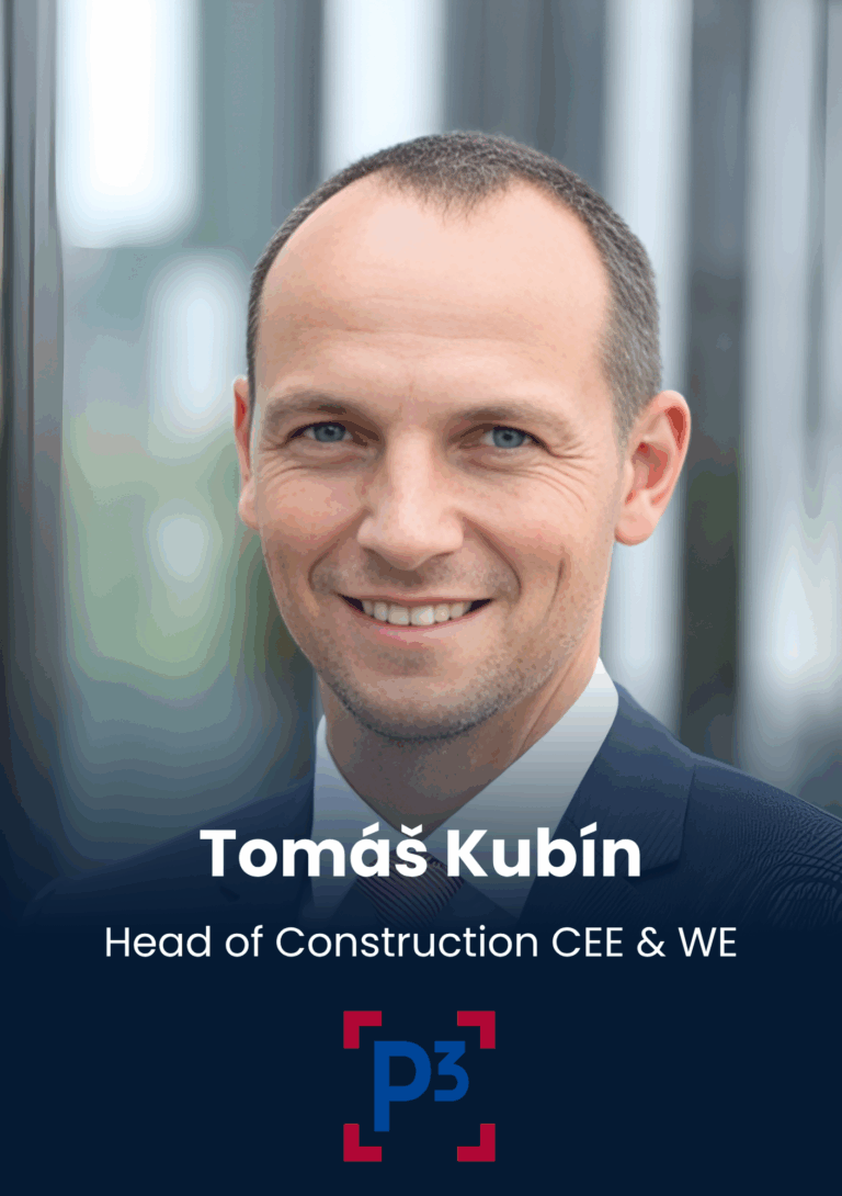 Tomáš Kubín, Tomas Kubin, Head of Construction CEE & WE, P3 Logistics Park