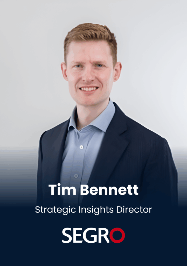 Tim Bennett, Strategic Insights Director, SEGRO