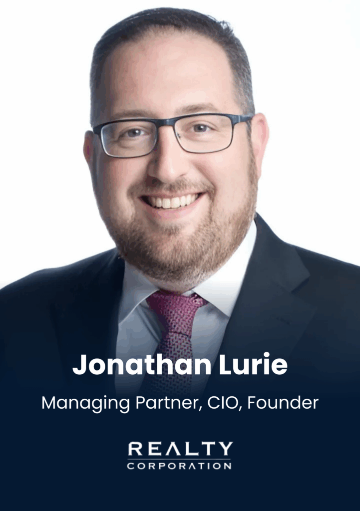 Jonathan Lurie, Managing Partner, CIO, Founder, Realty Corporation Ltd