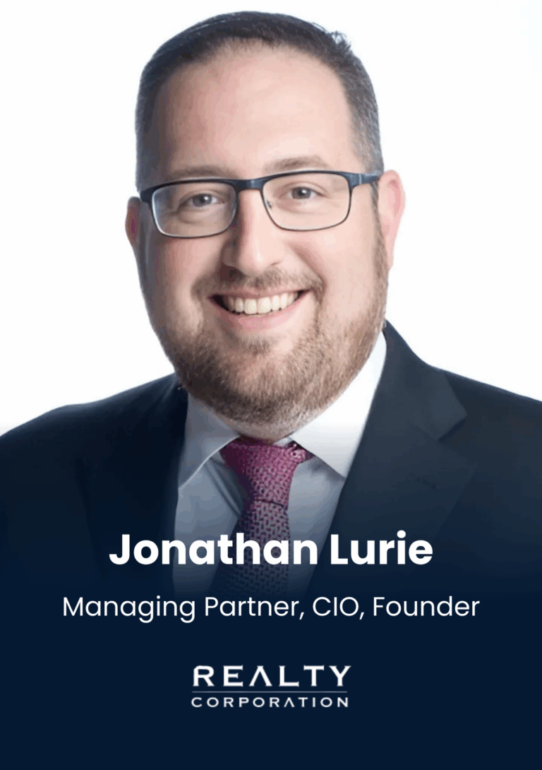 Jonathan Lurie, Managing Partner, CIO, Founder, Realty Corporation Ltd