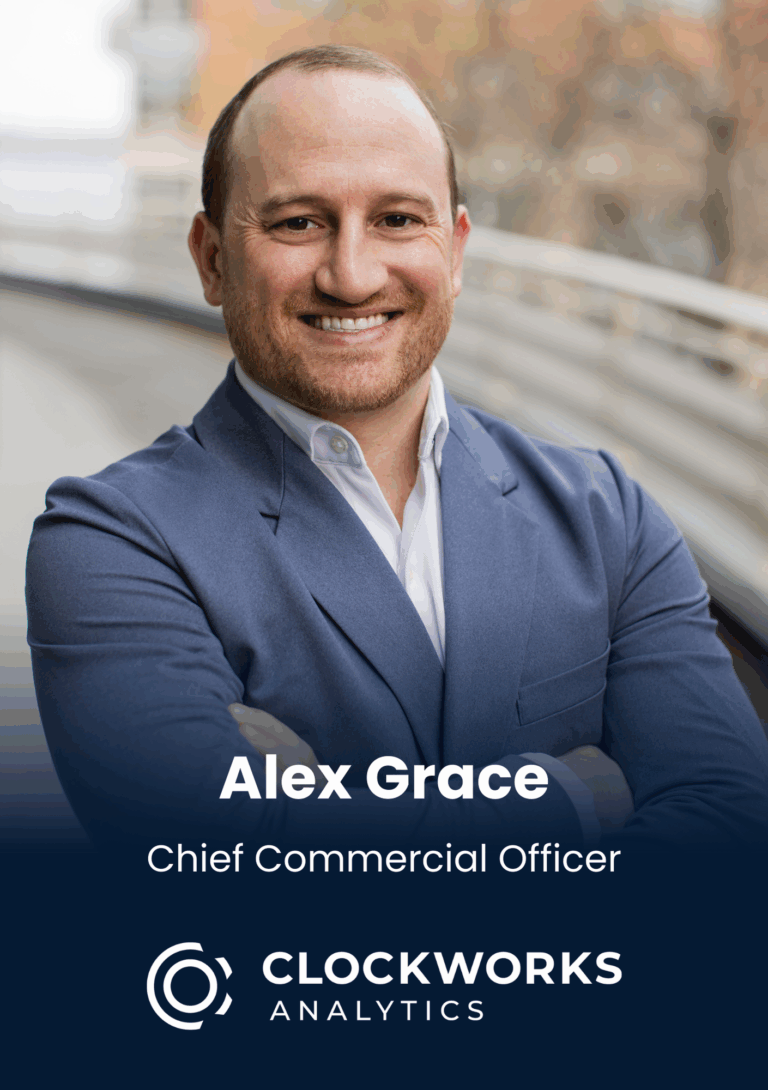 Alex Grace, Chief Commercial Officer, Clockworks Analytics
