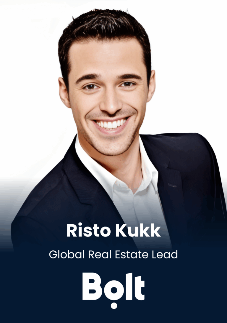 Risto Kukk, Global Real Estate Lead, Bolt