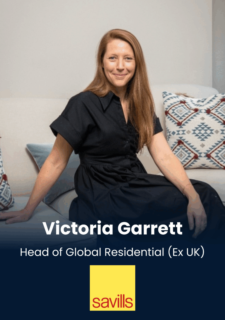 Victoria Garrett, Head of Global Residential (Ex UK), Savills