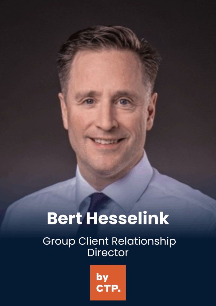 Bert Hesselink, Group Client Relationship Director, CTP