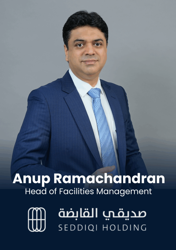 Anup Ramachandran, Head of Facilities Management, Seddiqi Holding is speaking at Middle East's largest real estate tech event.