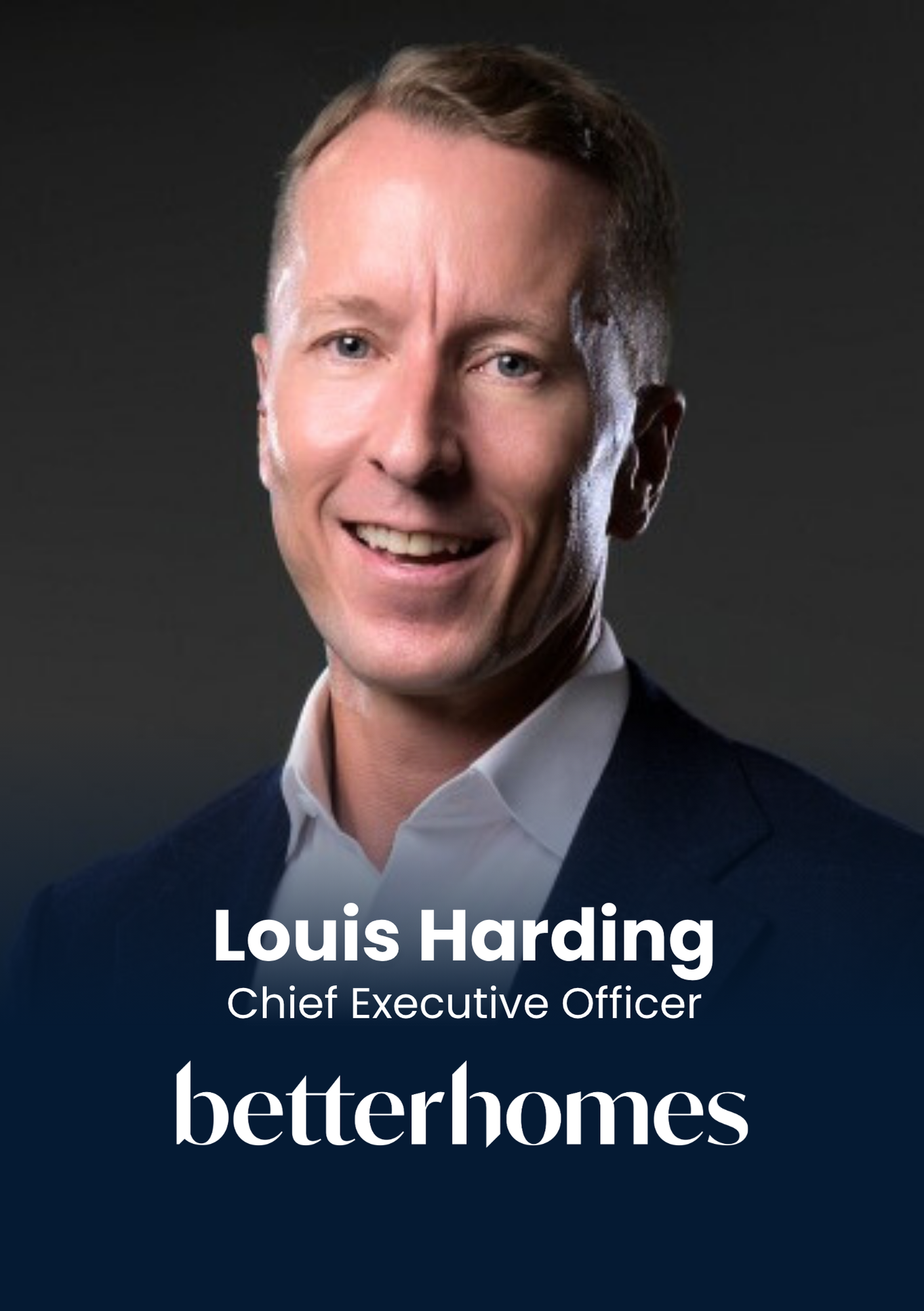 Louis Harding, CEO, BetterHomes is speaking at Middle East's largest real estate tech event.
