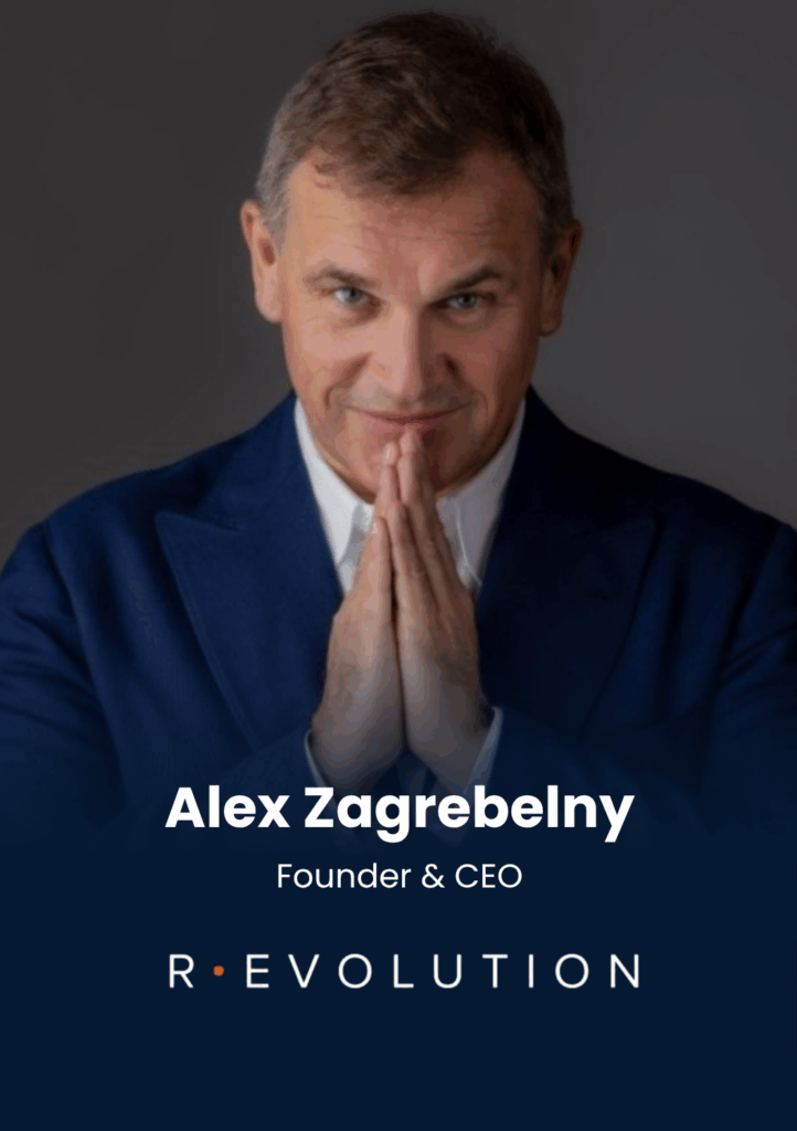 Alex Zagrebelny, Founder & CEO, R. Evolution Developers is speaking at Middle East's largest real estate tech event.