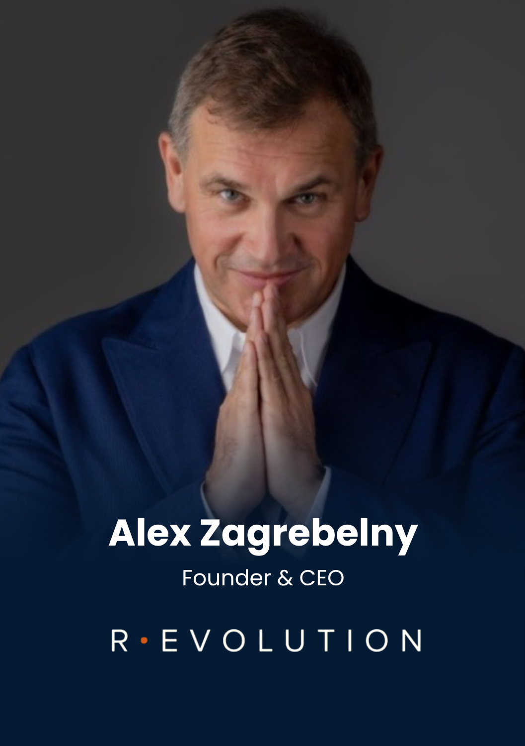 Alex Zagrebelny, Founder & CEO, R. Evolution Developers is speaking at Middle East's largest real estate tech event.