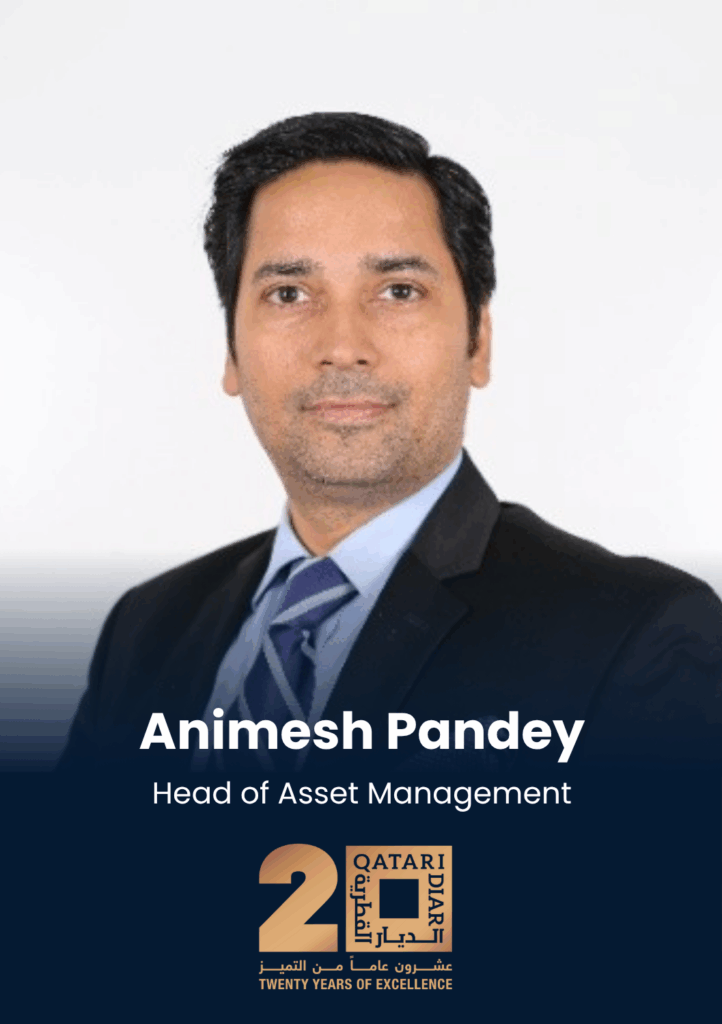 Animesh Pandey, Head of Asset Management, Qatari Diar is speaking at Middle East's largest real estate tech event.
