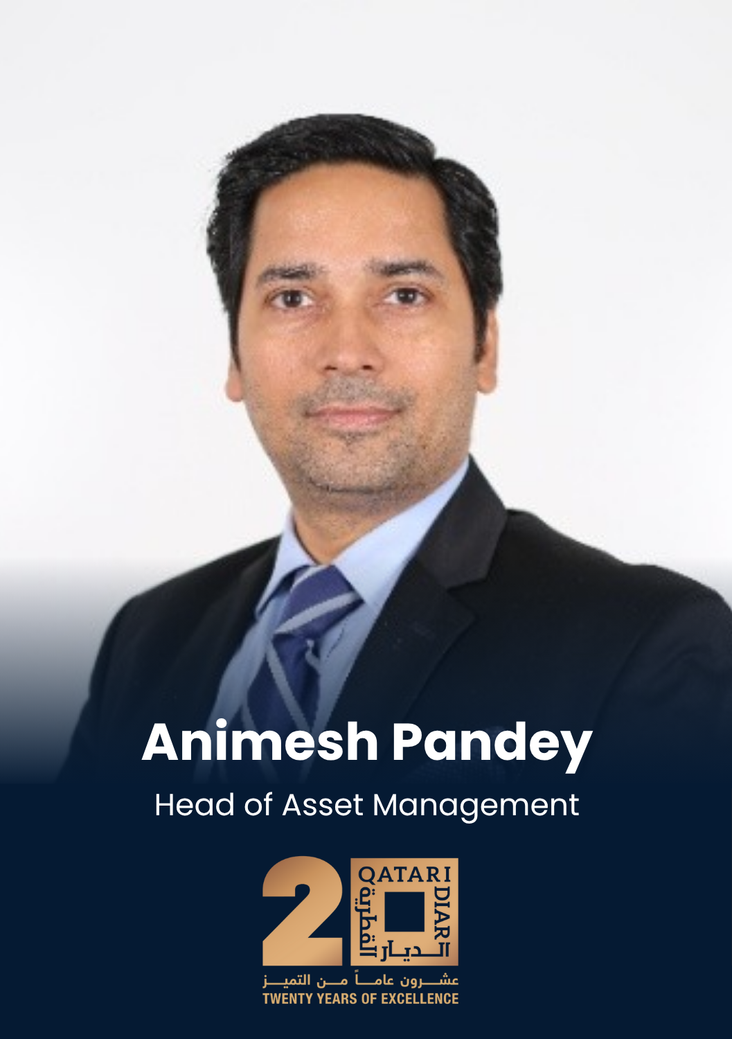 Animesh Pandey, Head of Asset Management, Qatari Diar is speaking at Middle East's largest real estate tech event.