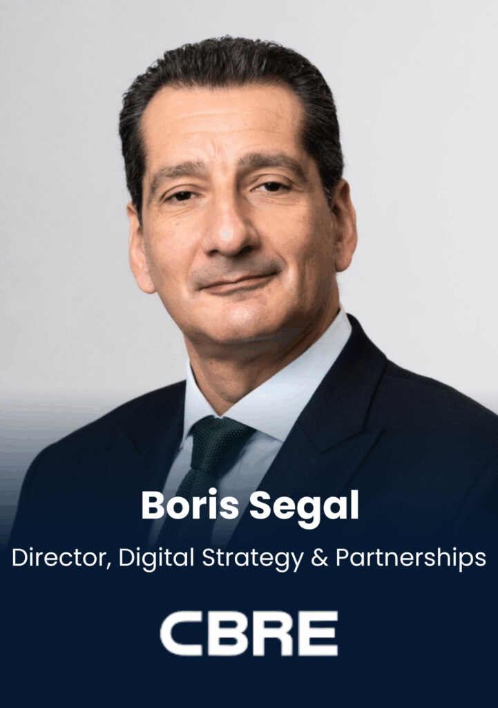 Boris Segal, Director, Digital Strategy & Partnerships, CBRE is speaking at Middle East's largest real estate tech event.