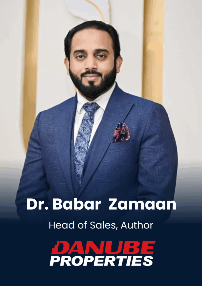 Dr. Babar Zamaan, Head of Sales, Author, Danube Properties is speaking at Middle East's largest real estate tech event.