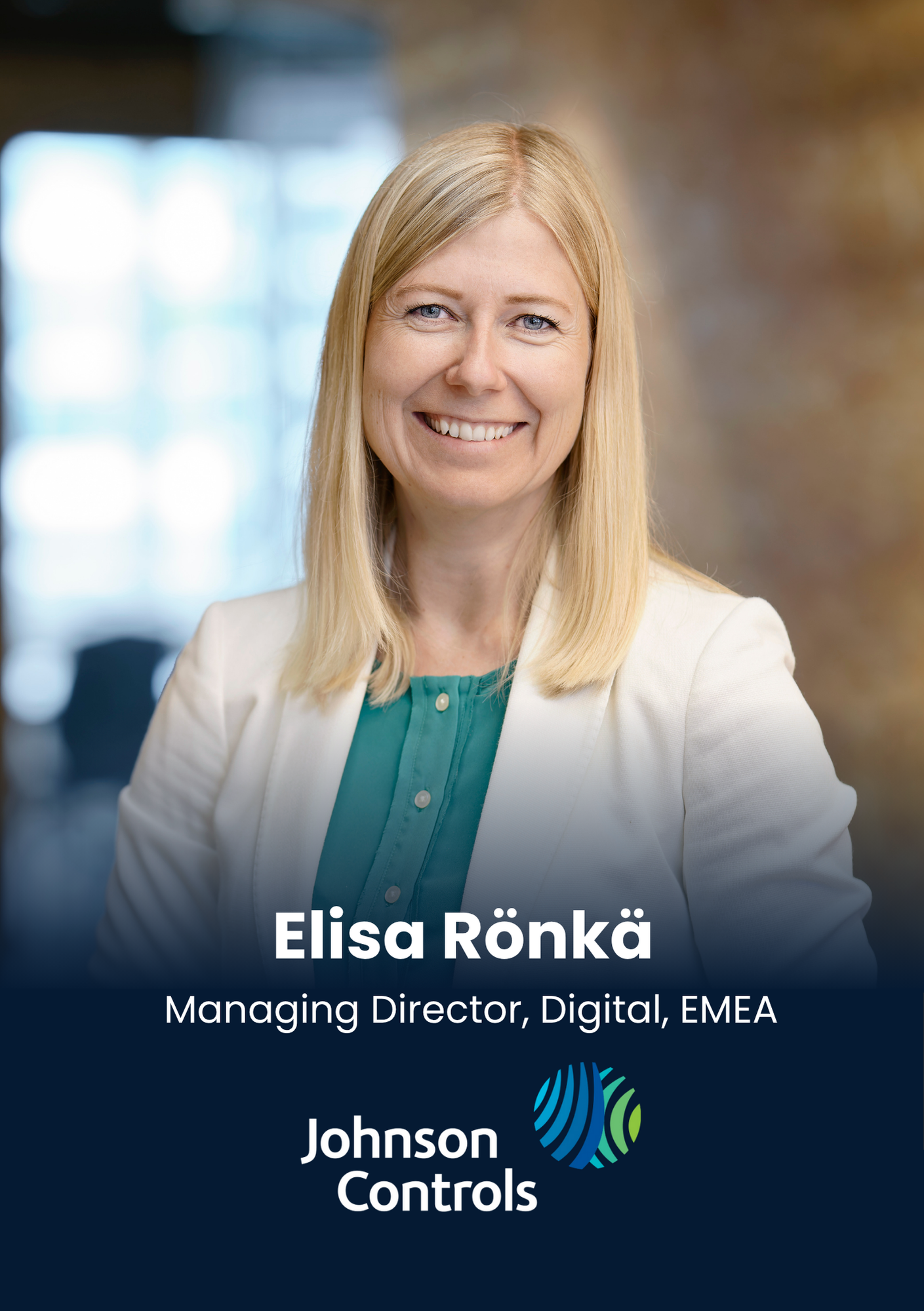 Elisa Rönkä, Managing Director, Digital, EMEA, Johnson Controls