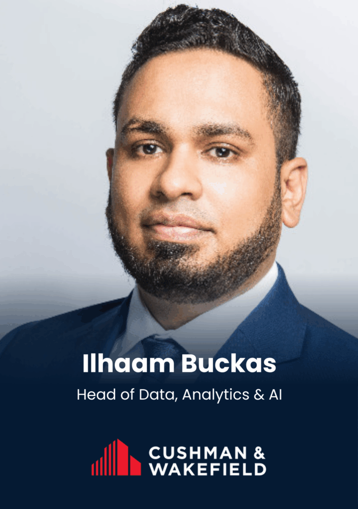 Ilhaam Buckas, Head of Data, Analytics & AI, Cushman & Wakefield is speaking at Middle East's largest real estate tech event.